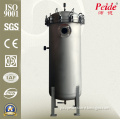 Large flow stainless steel bag filter for industry